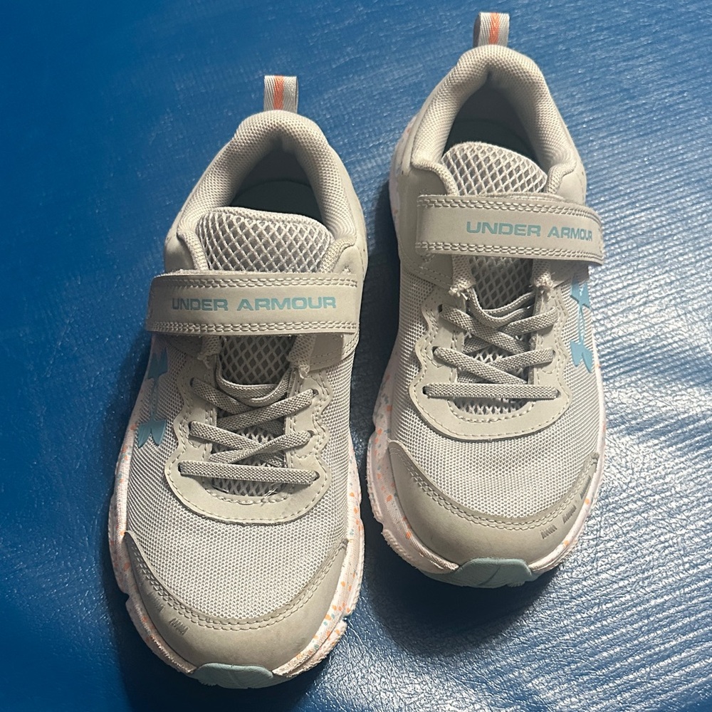 Under Armour Kids' Light Gray Sneakers